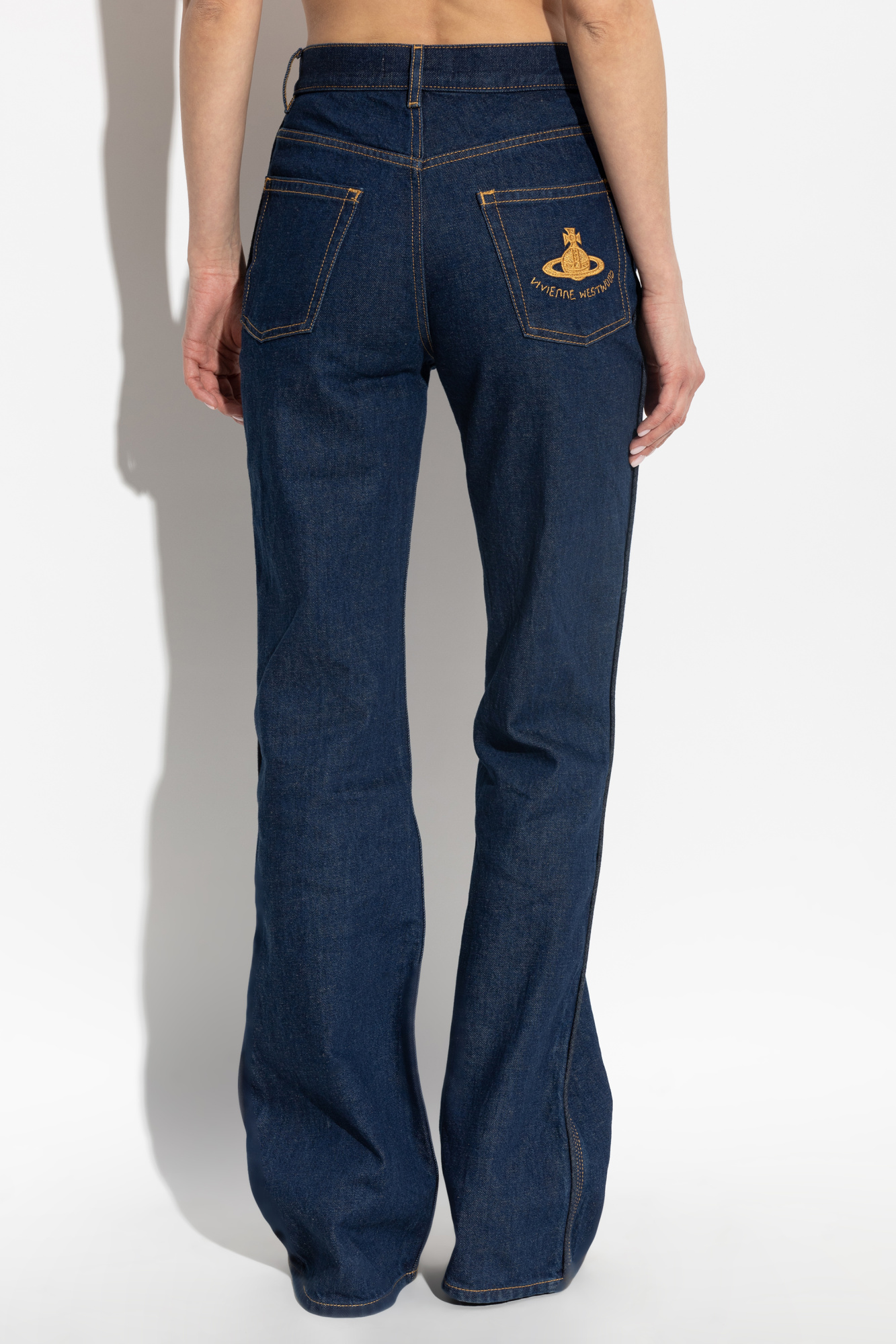 VIVIENNE WESTWOOD ロゴ刺繍ジーンズ 1902002BW0162 K406 Vivienne Westwood Jeans with logo | Women's Clothing | Vitkac